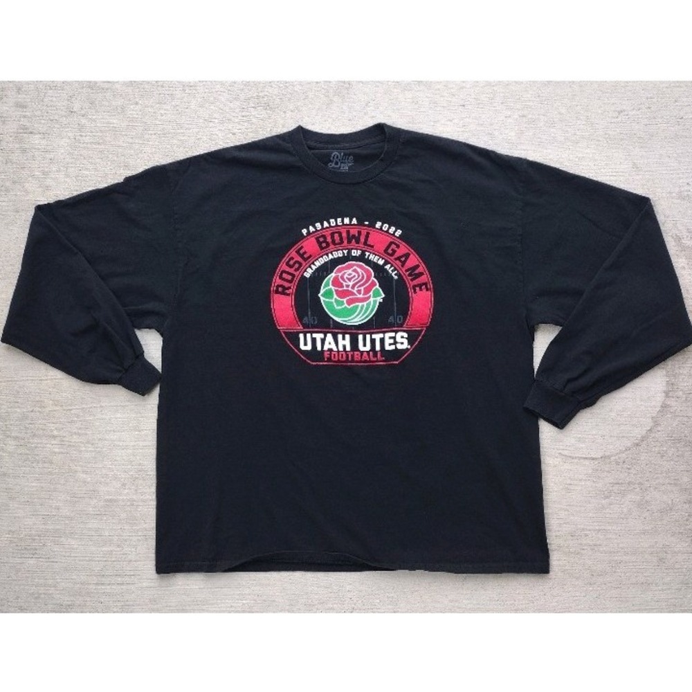 Blue 84 Utah Utes Football Rose Bowl Game Bowl long sleevee